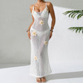Damen Strandkleid mit Blumenmuster Drune