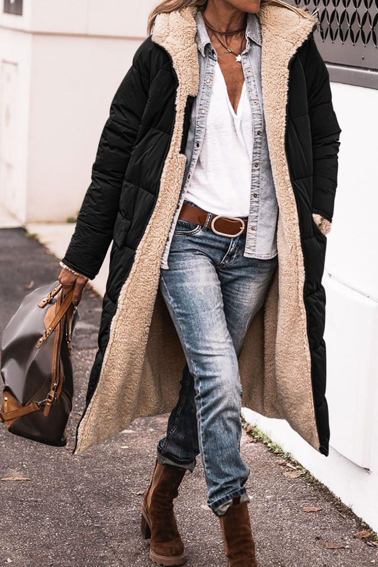 HAMPTON | SHERPA-GEFÜTTERTER MANTEL