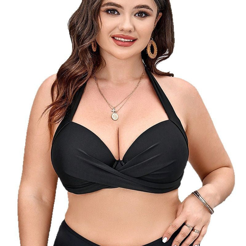 Damen Bikinioberteil mit eleganter Kreuzung und stützendem Schnitt Drune