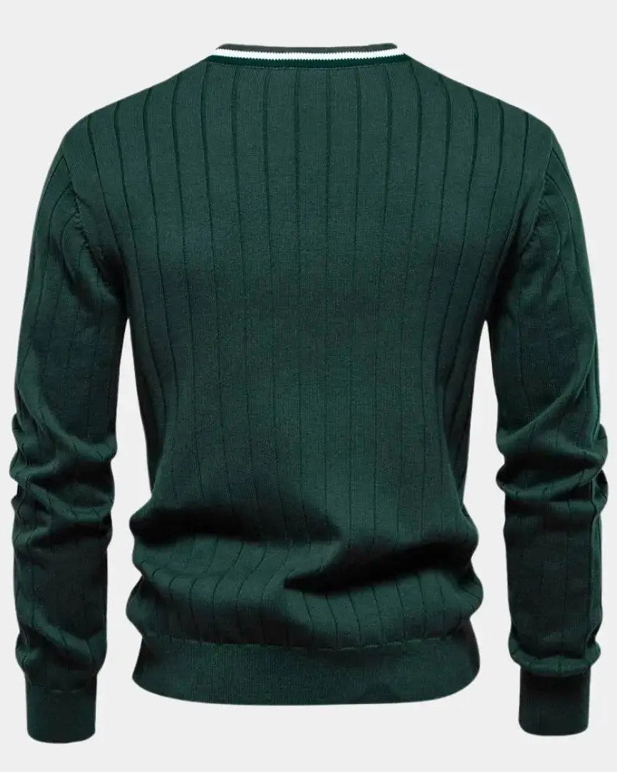 JOACHIM™ | BAUMWOLLPULLOVER MIT KNÖPFEN