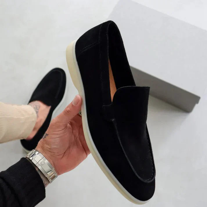 Jonas | Hochwertige Wildleder Slipper