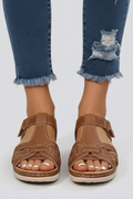 Damen Offene Zehenpartie Riemchen Sommer Sandalen