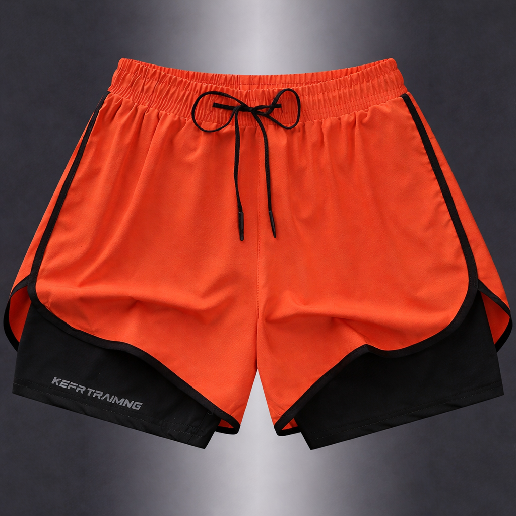 Geometrische Sportshorts für Damen – Stylisch und atmungsaktiv für Fitness und Laufen