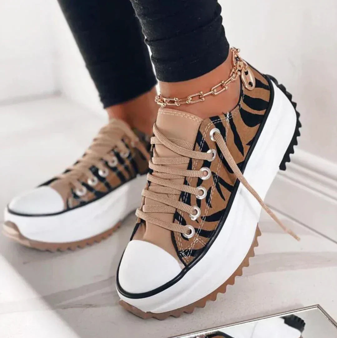 Orthopädische Damen-Plateau-Sneaker mit Arch Support für modernen Komfort