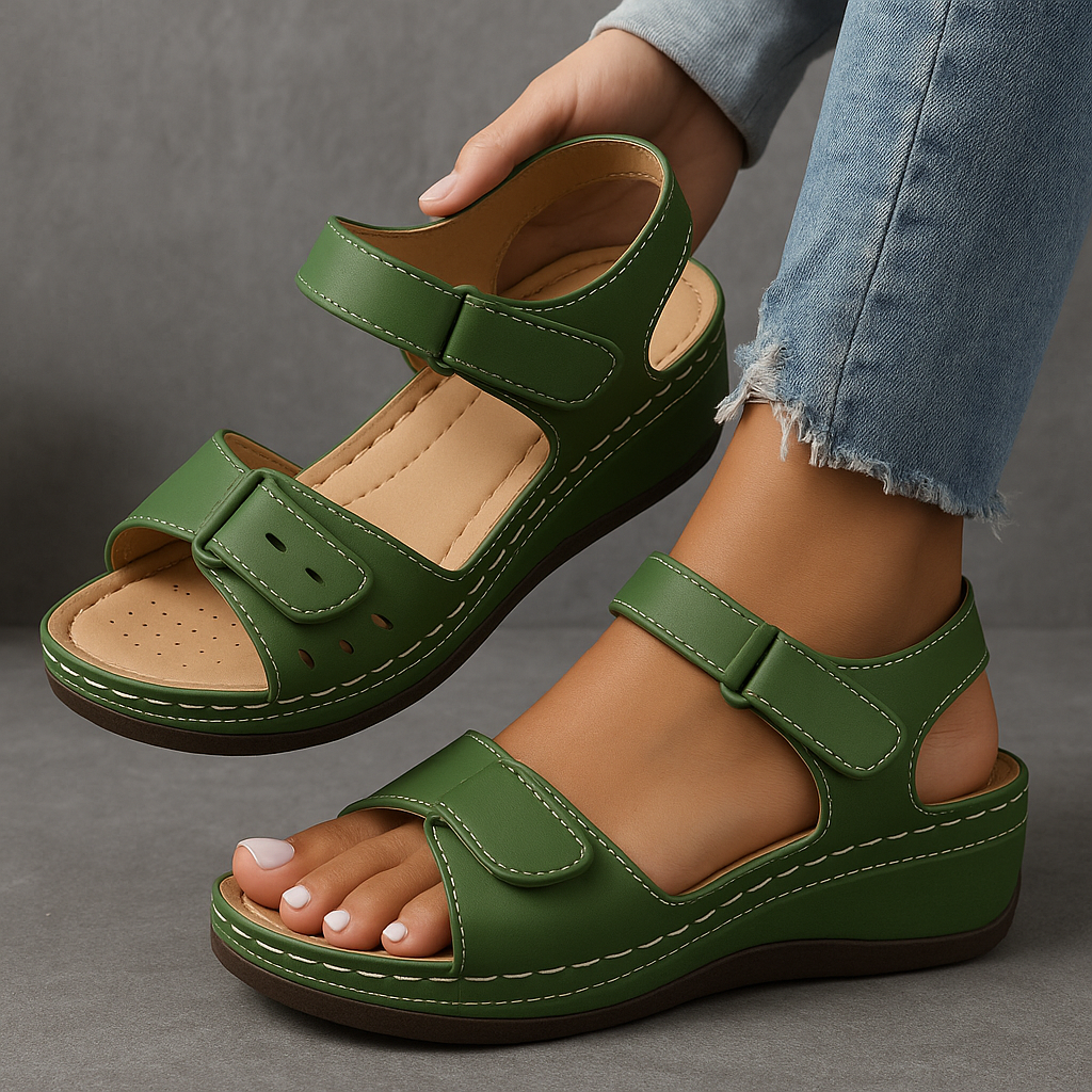Orthopädische Keilsandalen für Damen – Bequem und Elegant für den Sommer