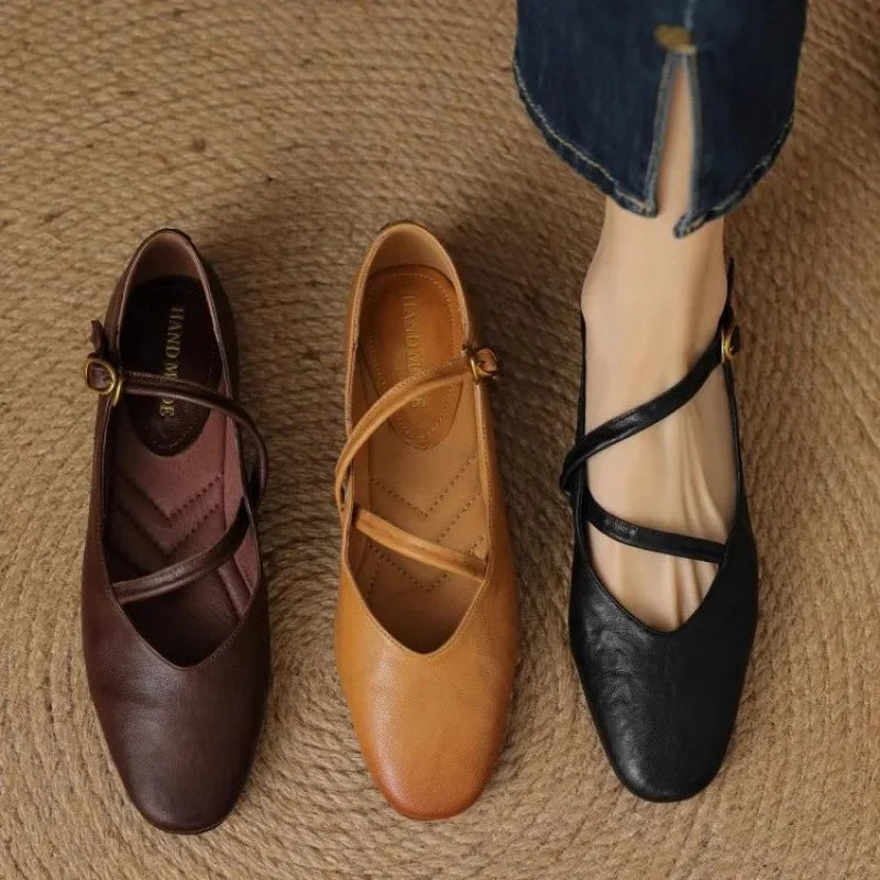 Orthopädische Mary Jane Damenschuhe mit Riemen für Damen – Komfortable Eleganz für Jeden Anlass