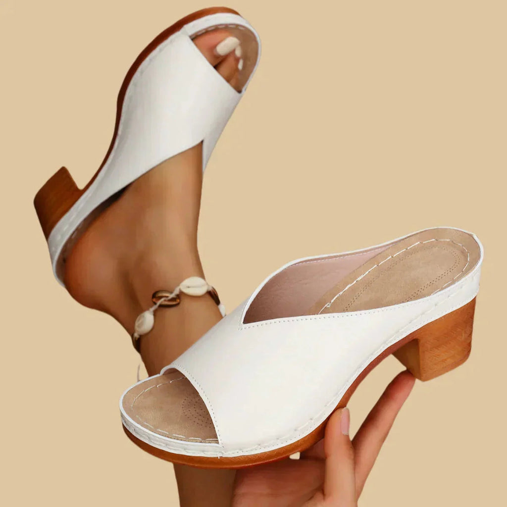 Orthopädische Sandalen Damen mit Dickem Absatz – Stilvolle Sommerschuhe für Komfort und Eleganz