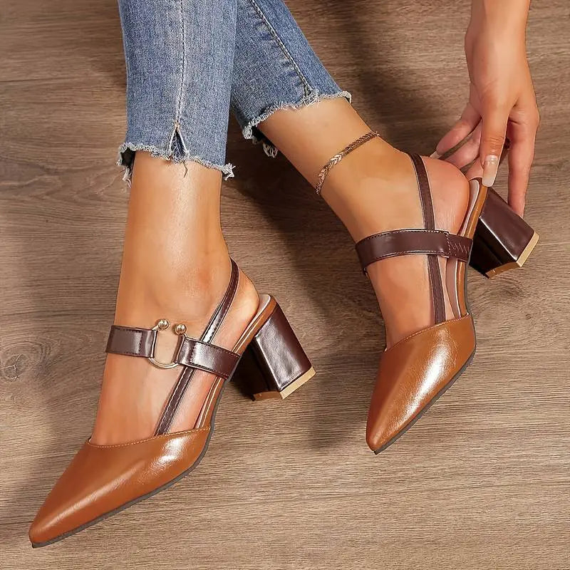 Damen Pumps Blockabsatz | Elegante Passform