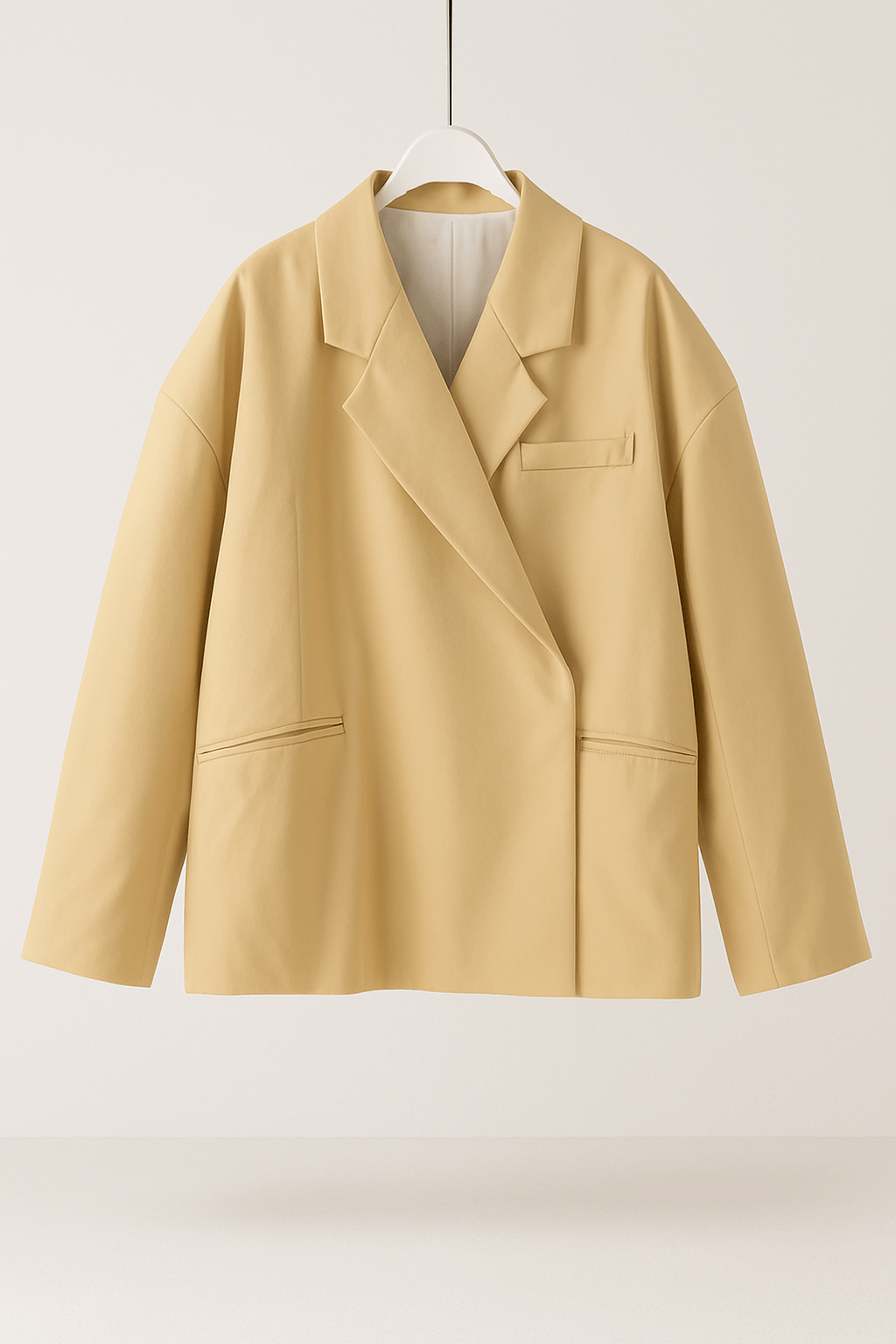 Oversize Blazer Damen | Knopflos & Clean Look