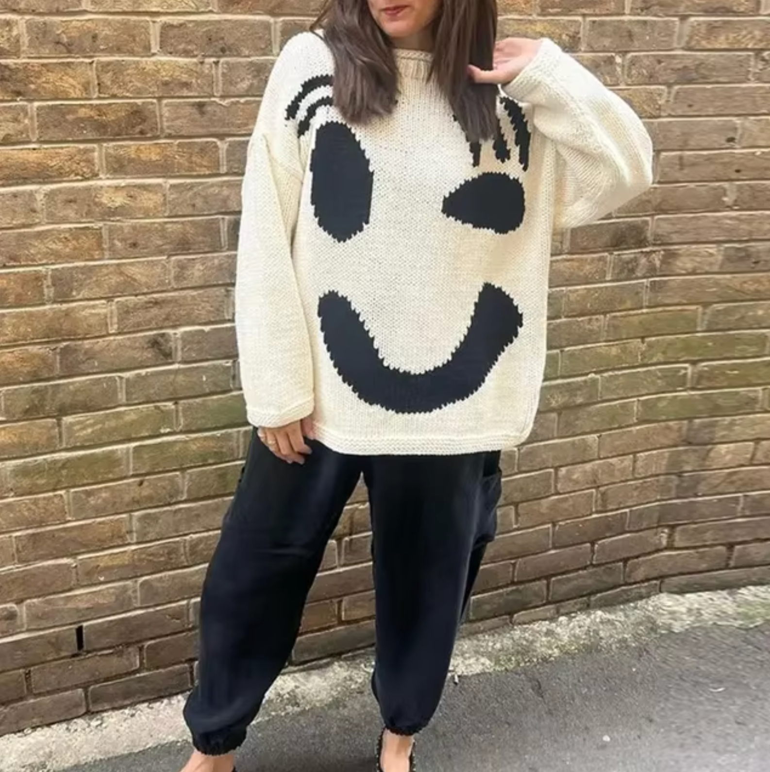 Oversized Strickpullover für Damen