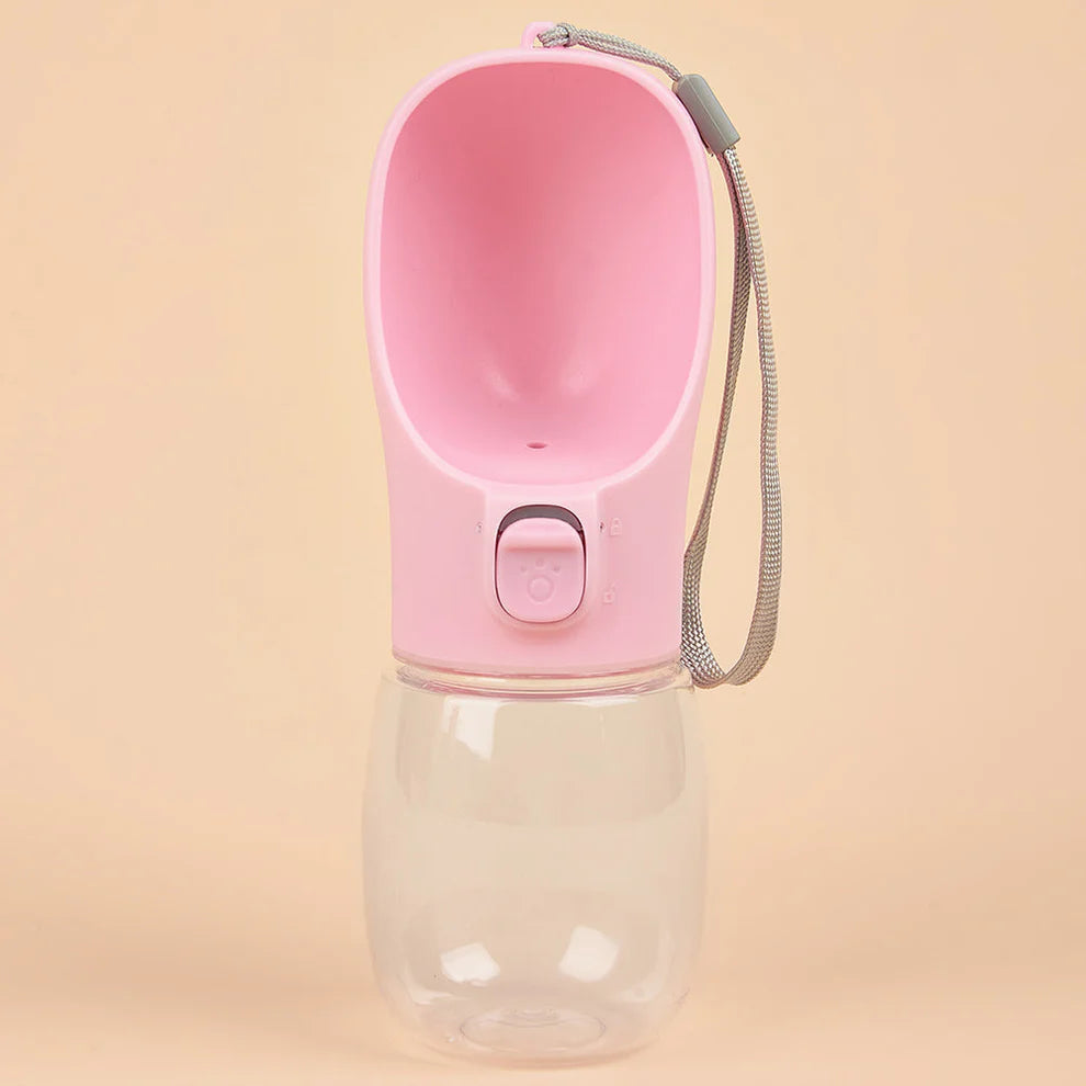 PawSip | Auslaufsichere, tragbare Hunde-Trinkflasche für Reisen und Spaziergänge im Freien