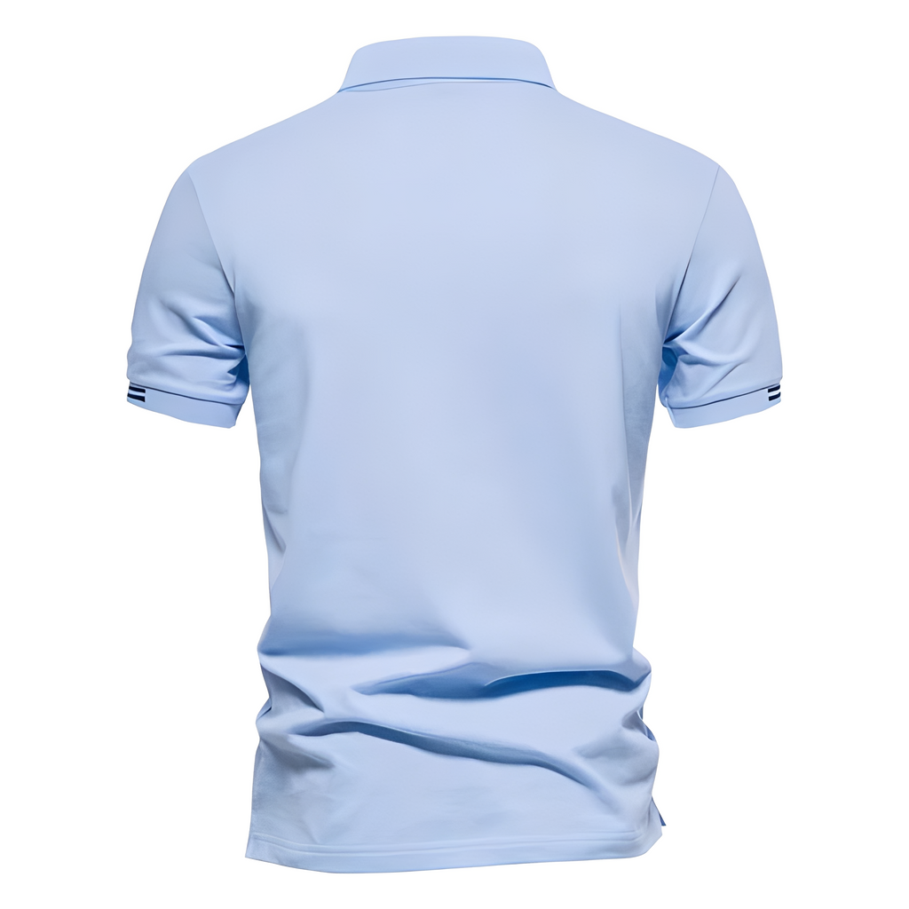 Polohemd Herren | Klassisch & Sportlich mit Streifendetails