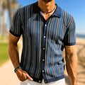 Poloshirt Herren | Chevron-Muster & Eleganter Streetstyle