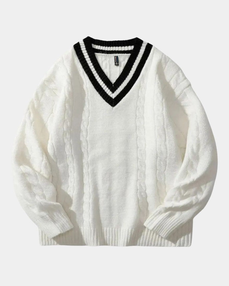 POUL™ | PULLOVER MIT V-AUSSCHNITT