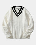 POUL™ | PULLOVER MIT V-AUSSCHNITT