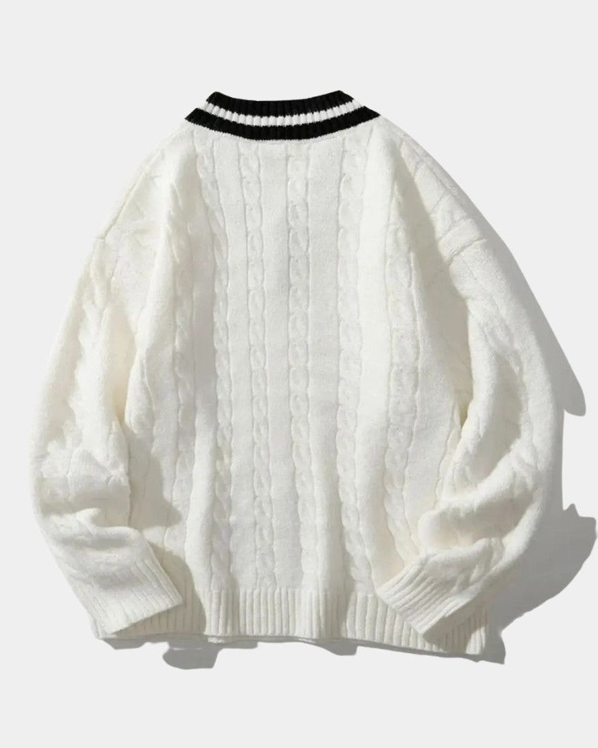 POUL™ | PULLOVER MIT V-AUSSCHNITT