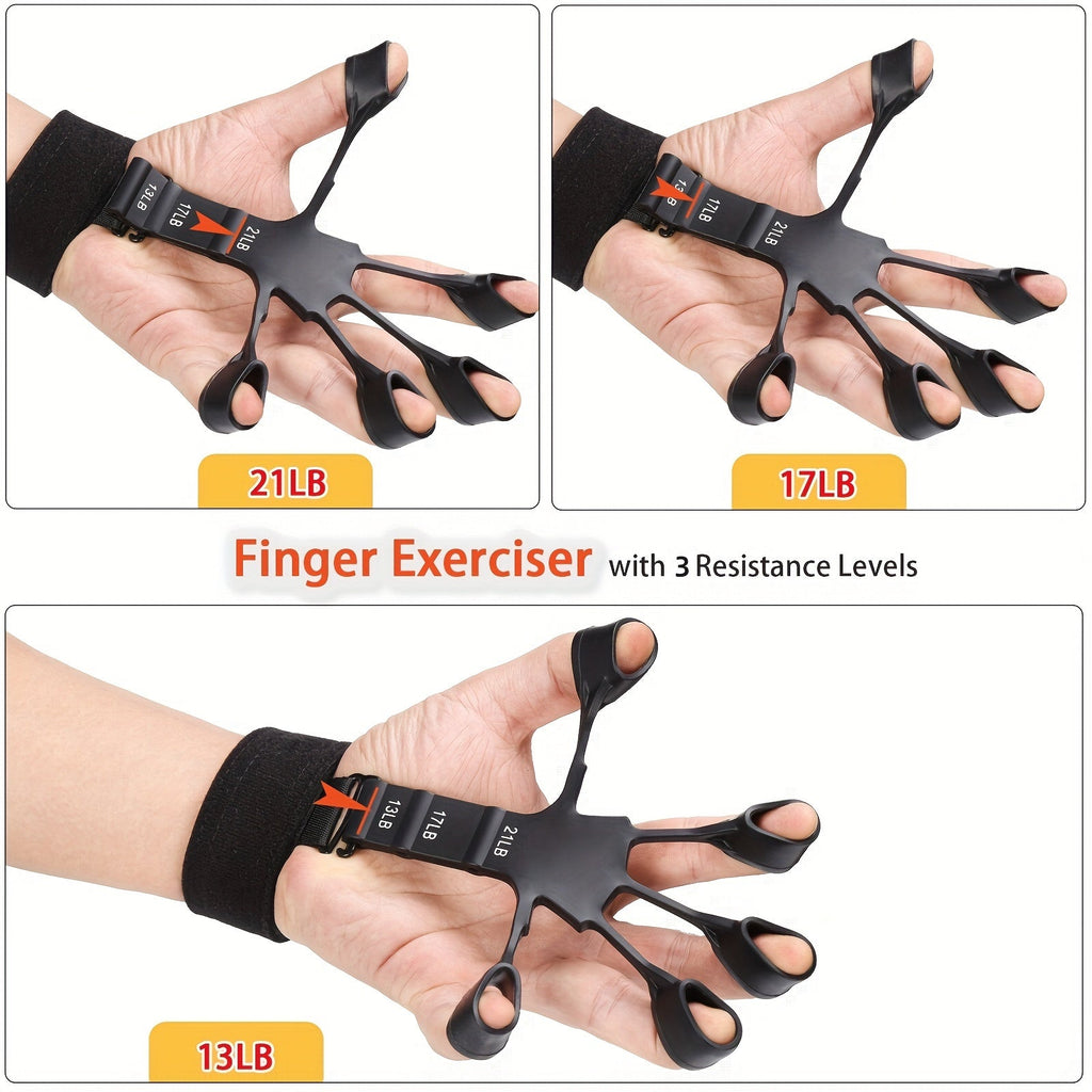 PowerGrip Handtrainer-Set – 5-in-1 für starke Hände und Unterarme