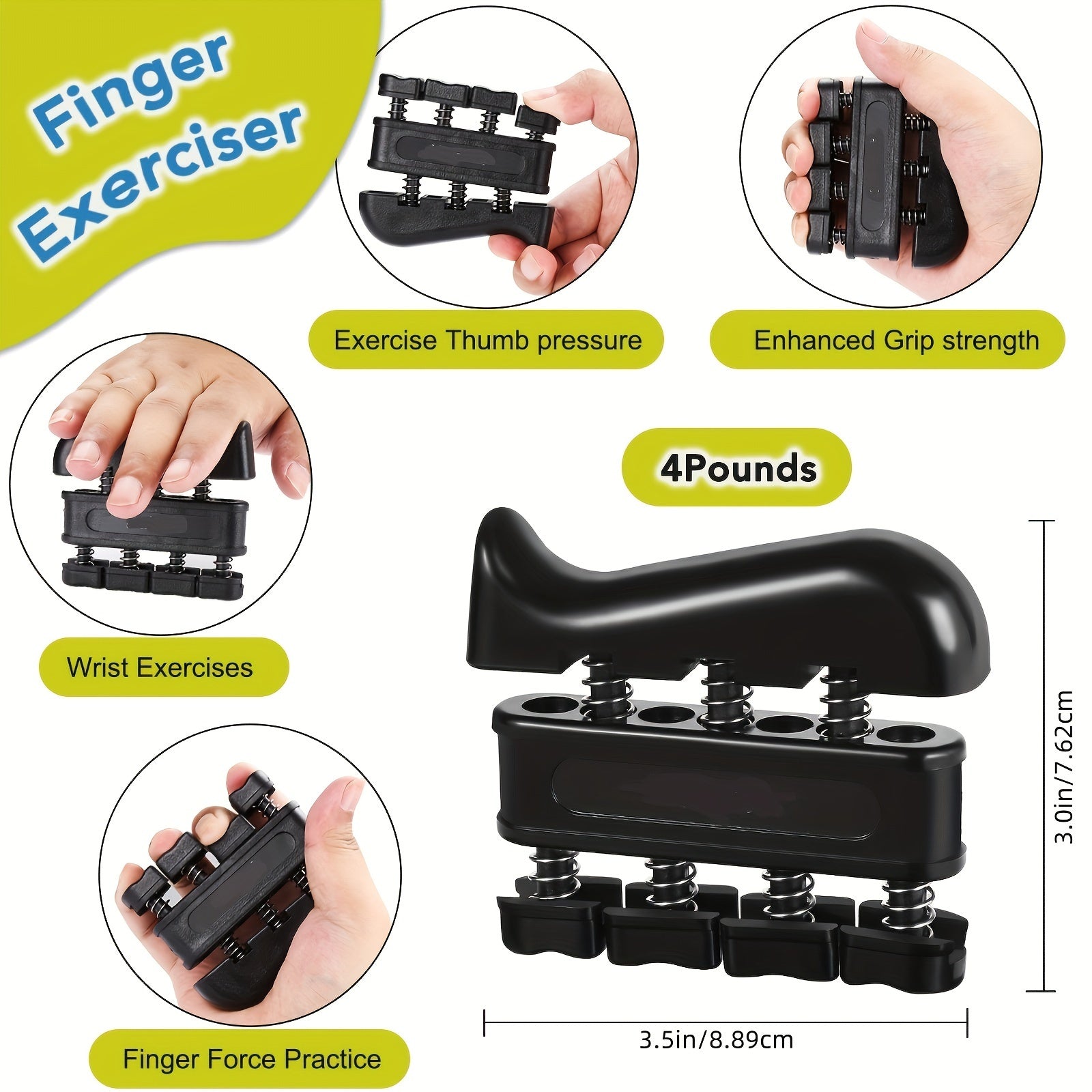 PowerGrip Handtrainer-Set – 5-in-1 für starke Hände und Unterarme