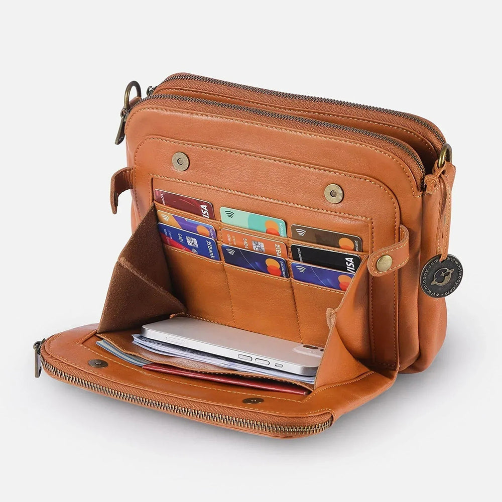 Praktische Damen-Schultertasche aus elegantem, strapazierfähigem Stoff