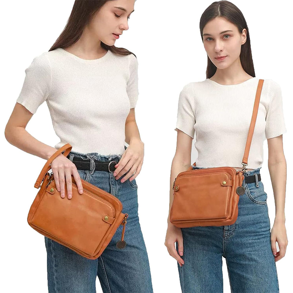 Praktische Damen-Schultertasche aus elegantem, strapazierfähigem Stoff