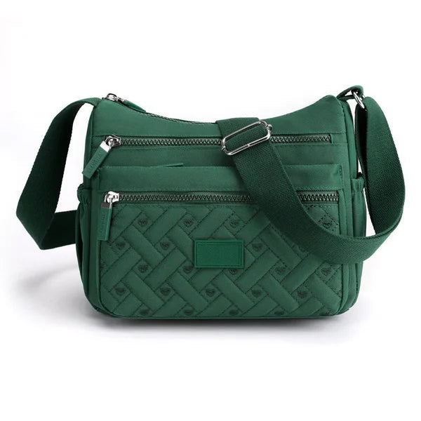 Praktische Damen-Schultertasche aus strapazierfähigem Nylon