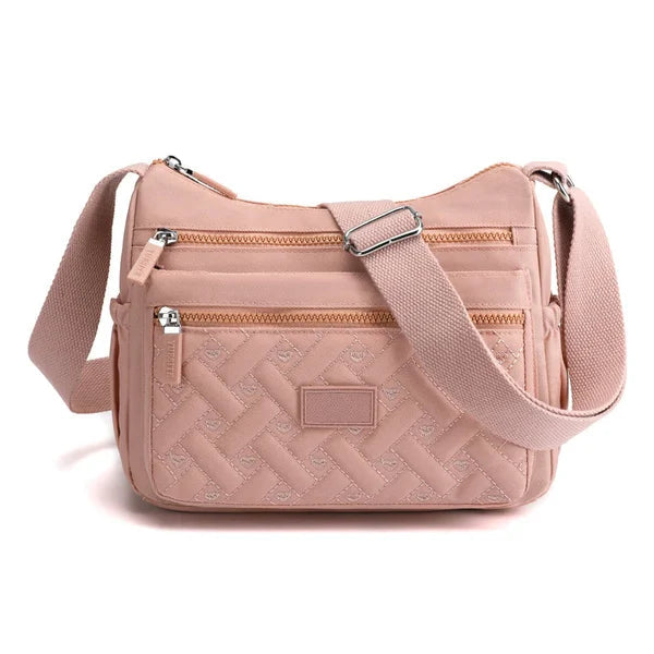 Praktische Damen-Schultertasche aus strapazierfähigem Nylon