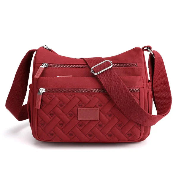 Praktische Damen-Schultertasche aus strapazierfähigem Nylon