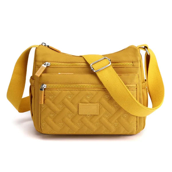 Praktische Damen-Schultertasche aus strapazierfähigem Nylon