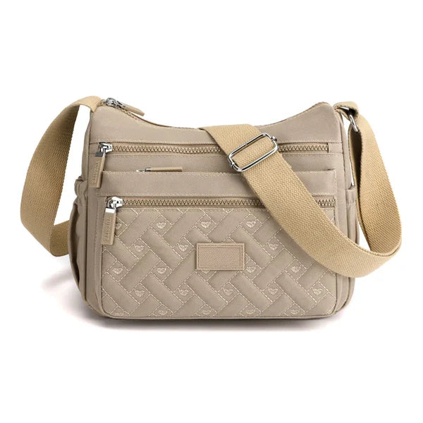 Praktische Damen-Schultertasche aus strapazierfähigem Nylon
