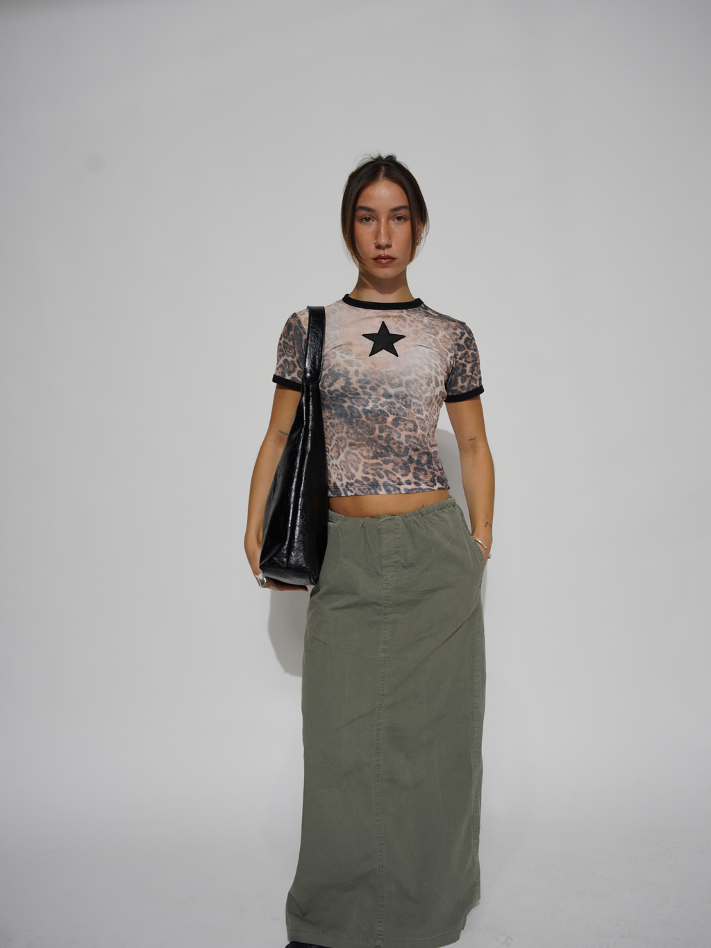 Praktische, stylische Damen-Tragetasche aus Vintage-Leder – robust und langlebig