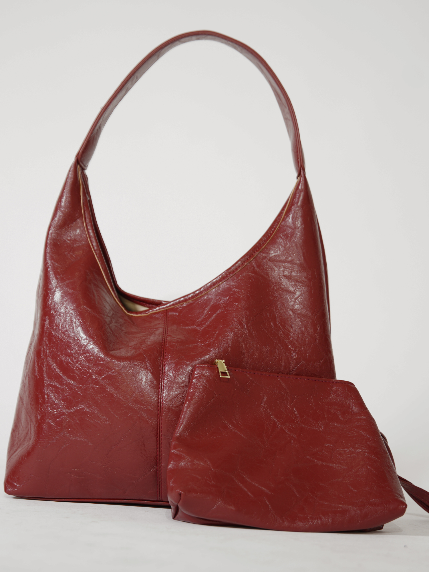 Praktische, stylische Damen-Tragetasche aus Vintage-Leder – robust und langlebig