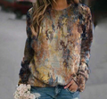 Pullover Damen | Kuscheliger Komfort mit Kunstprint