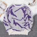 Pullover Herren | Graffiti-Jacquard & Rundhals