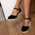 Riemchensandalen Damen | Keilabsatz & Plateau Design