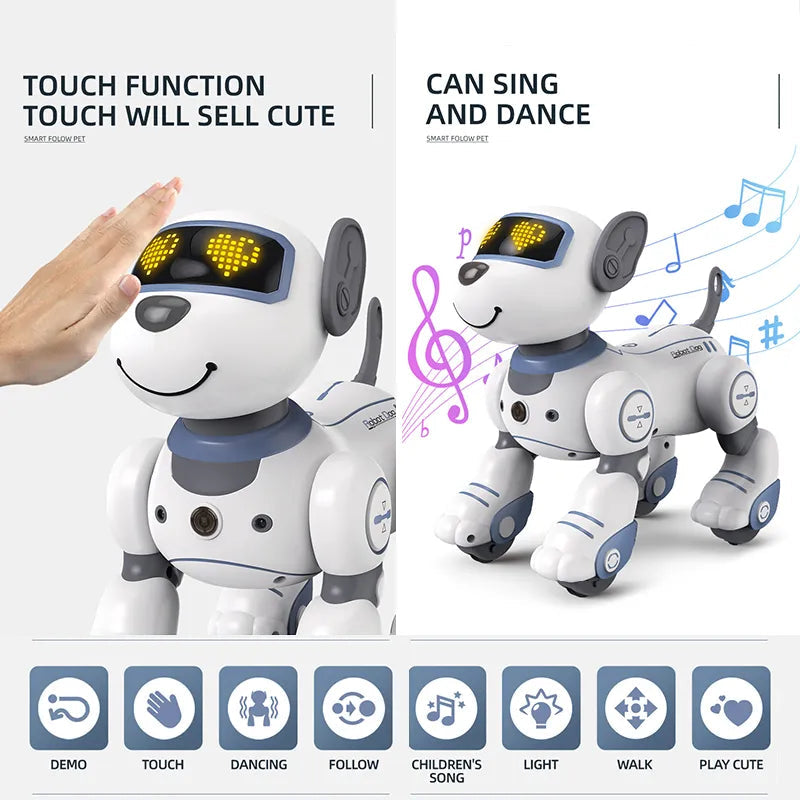 RoboPaw | Interaktiver, intelligenter Roboterhund für Kinder mit Sprachsteuerung
