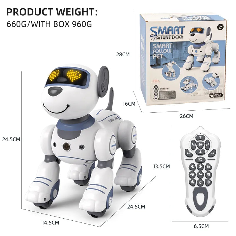 RoboPaw | Interaktiver, intelligenter Roboterhund für Kinder mit Sprachsteuerung