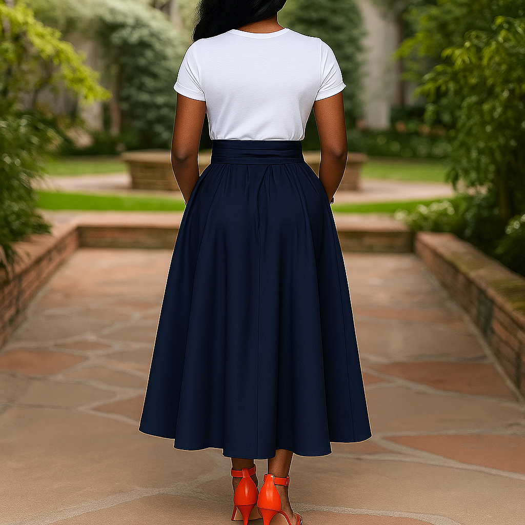 Röcke Damen | Hoher Bund & Bindegürtel