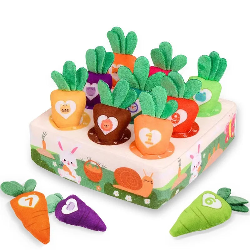 RootExplorer | Anregendes Montessori-Plüschtier zur sensorischen Entwicklung von Babys