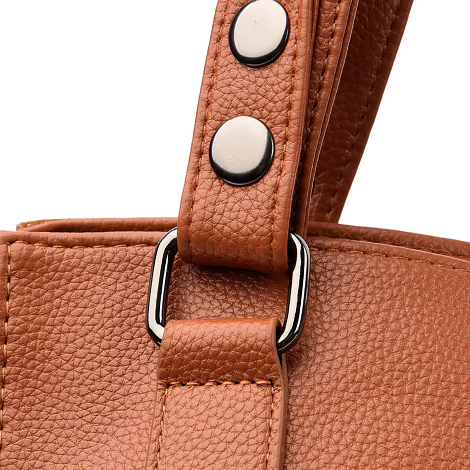 Damen Klassische Gefranste Schultertasche mit Quasten