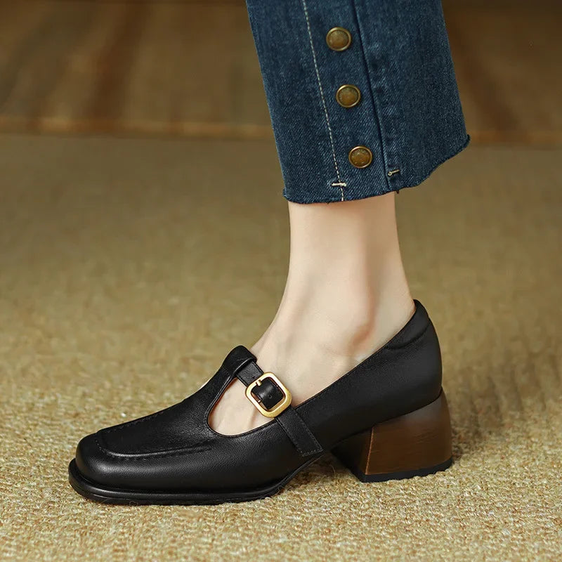 Lenne – T-Band-Schuhe mit Vintage-Eleganz