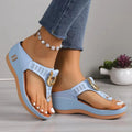 Damen Orthopädische Plateausandalen mit Riemchen