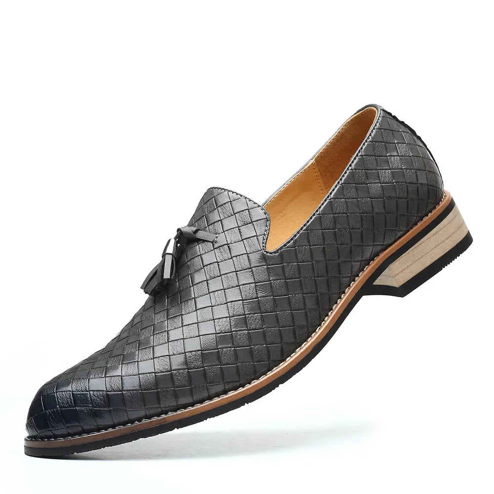 Herren Komfort Slip-On Loafer mit Absatz