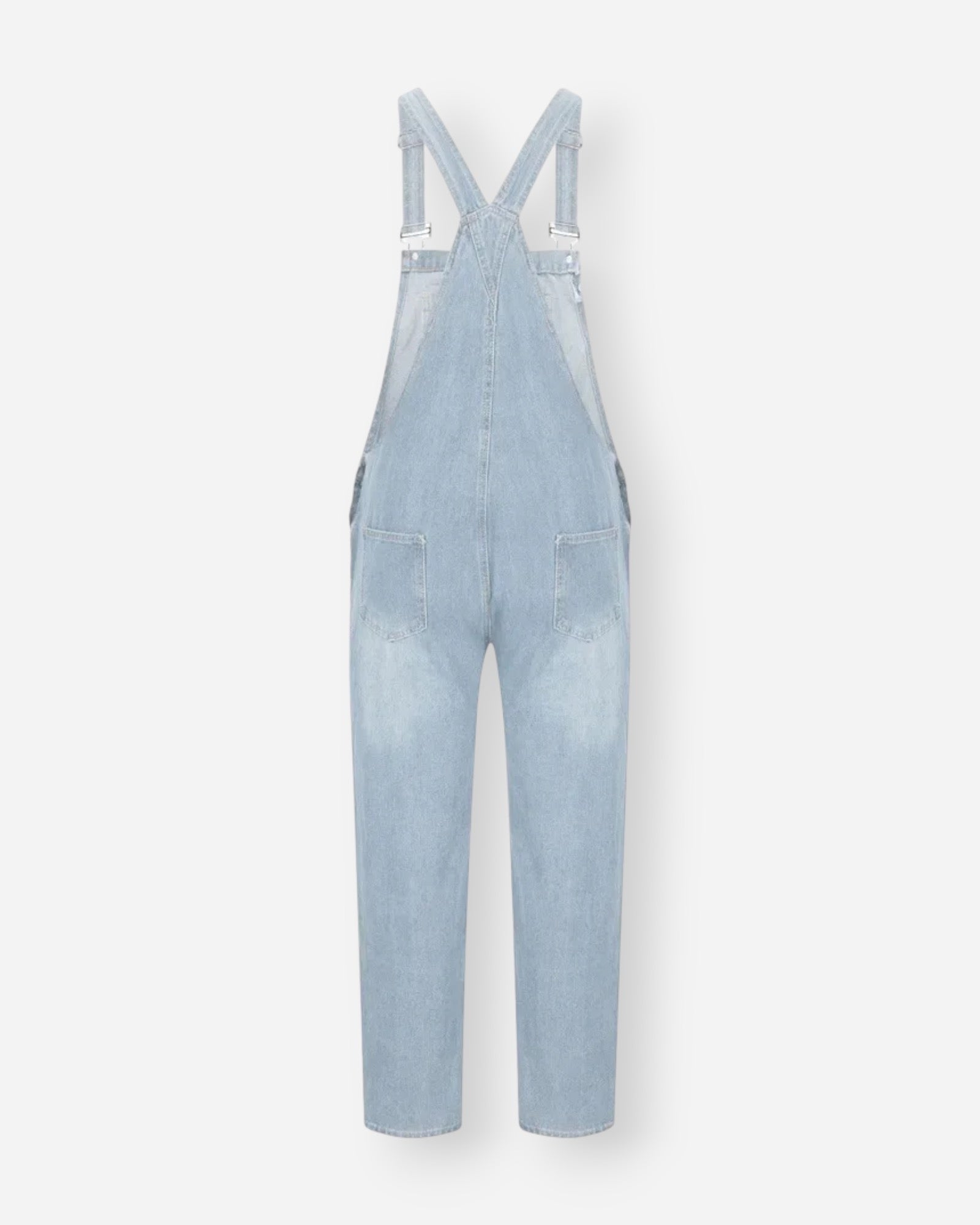 Jeans Latzhose für Herren mit verstellbaren Trägern - lang