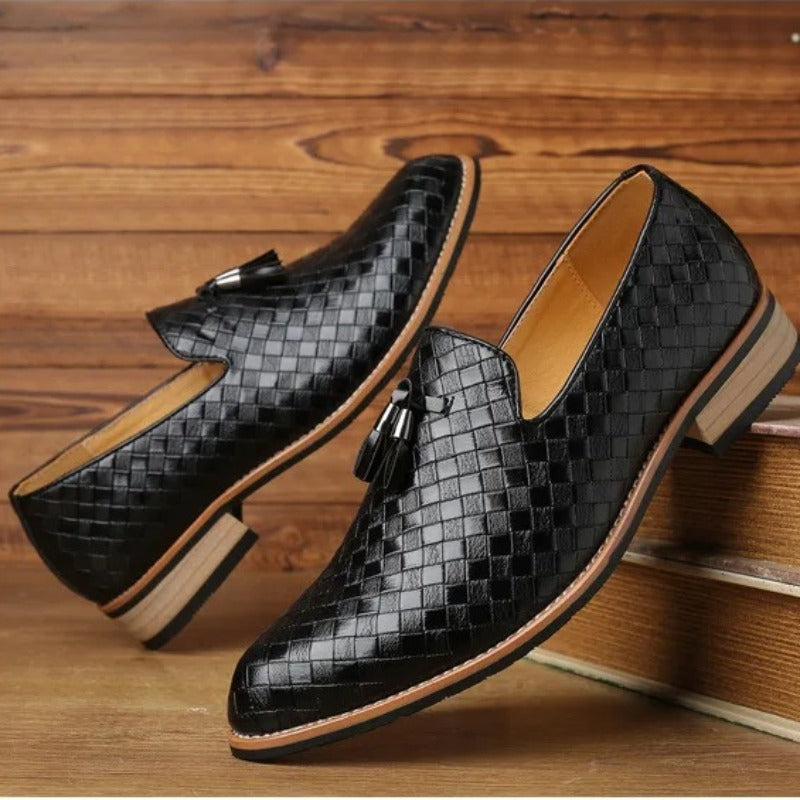 Herren Komfort Slip-On Loafer mit Absatz