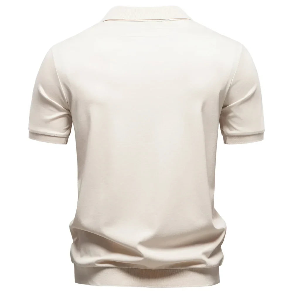 FRANK™ | ATMUNGSAKTIVES POLOSHIRT MIT V-AUSSCHNITT