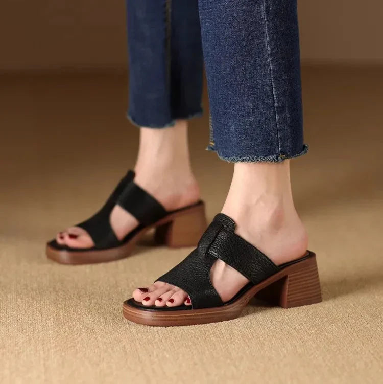 Damen Klassisch Blockabsatz Orthopädische Absatz Sandalen