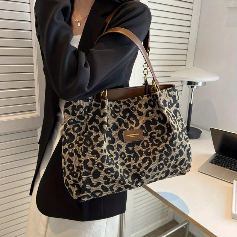 Lisanne | LUXURIÖSE UMHÄNGETASCHE MIT LEOPARDENMUSTER