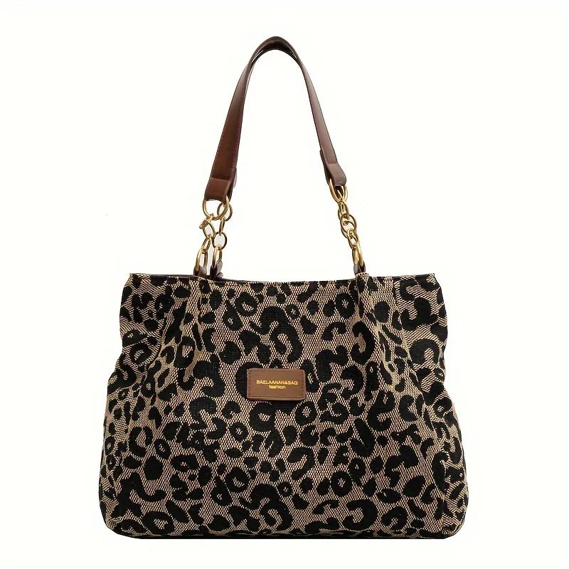 Lisanne | LUXURIÖSE UMHÄNGETASCHE MIT LEOPARDENMUSTER