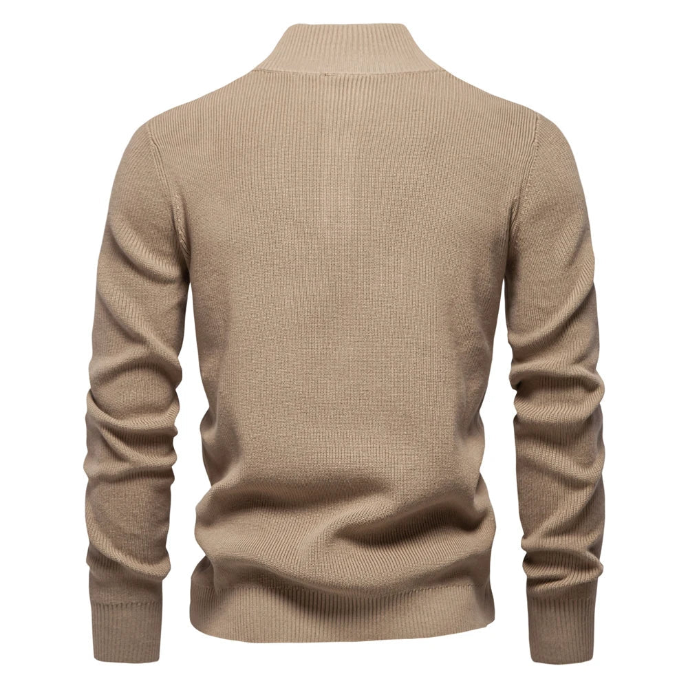 RICCARDO | HERRENPULLOVER MIT KNÖPFEN