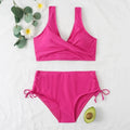 Damen Sommer V Ausschnitt Bikini